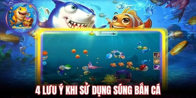4 lưu ý khi sử dụng súng bắn cá