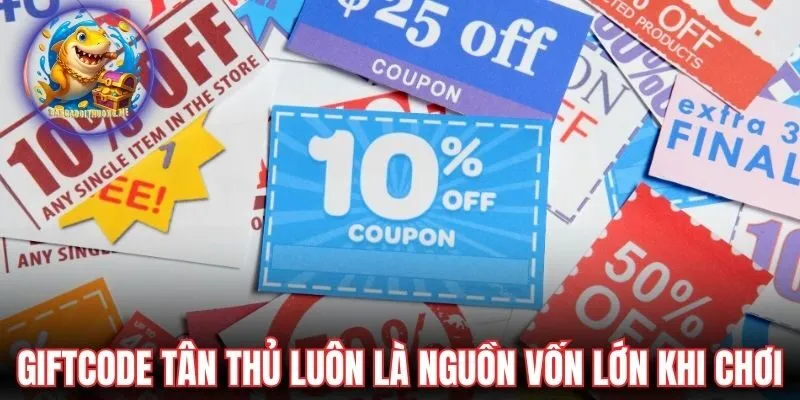 Giftcode tân thủ luôn là nguồn vốn lớn khi chơi